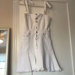 White Jean Dress